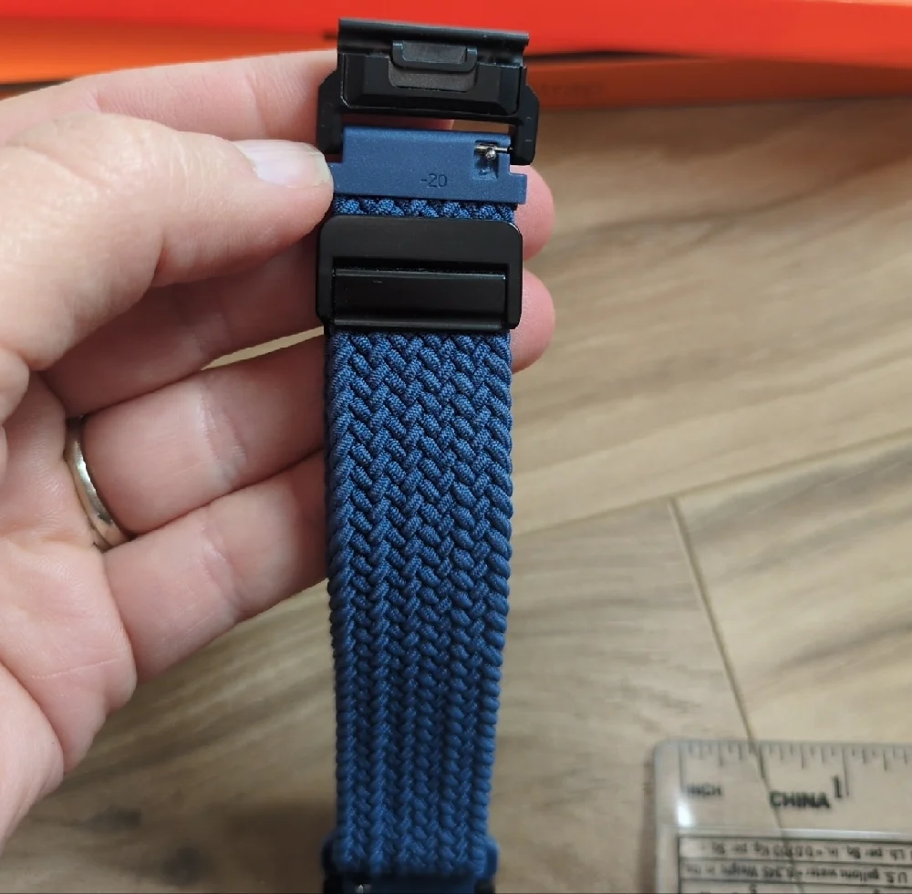 NWOT Baool Magnetic Nylon Smartwatch Band, 22mm, Blue